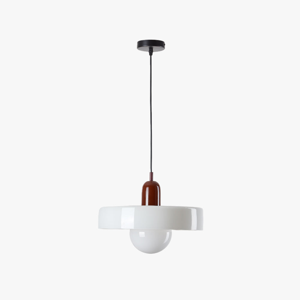 Warm Glow Vintage Glass Pendant Light